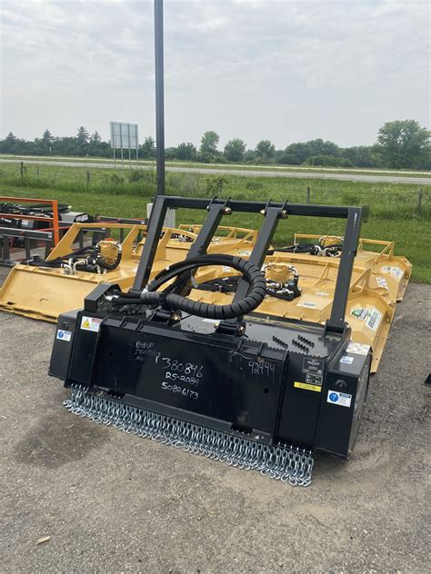 logging skid steer attachments|skid steer drum mulcher.